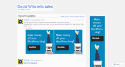 Desktop Screenshot of davidwills.wordpress.com