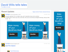 Tablet Screenshot of davidwills.wordpress.com