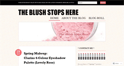 Desktop Screenshot of blushstopshere.wordpress.com