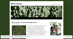 Desktop Screenshot of mikesgardens.wordpress.com