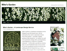 Tablet Screenshot of mikesgardens.wordpress.com