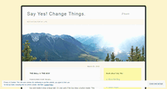 Desktop Screenshot of katesaysyes.wordpress.com