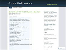 Tablet Screenshot of anneholloway.wordpress.com