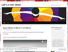 Tablet Screenshot of lifesacolorwheel.wordpress.com