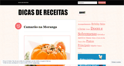 Desktop Screenshot of dicasdereceitas.wordpress.com