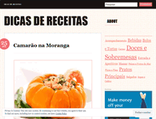Tablet Screenshot of dicasdereceitas.wordpress.com