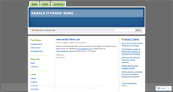 Desktop Screenshot of keralaitparks.wordpress.com