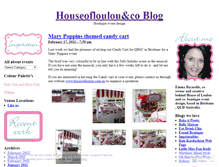 Tablet Screenshot of houseofloulou.wordpress.com