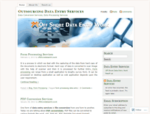 Tablet Screenshot of offshoredataentrywork.wordpress.com