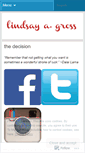 Mobile Screenshot of lindsayagross.wordpress.com
