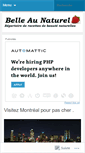 Mobile Screenshot of belleaunaturel.wordpress.com