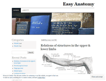 Tablet Screenshot of easieranatomy.wordpress.com