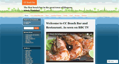Desktop Screenshot of ccbeachbarthai.wordpress.com
