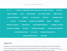 Tablet Screenshot of peekaboobabyplanning.wordpress.com