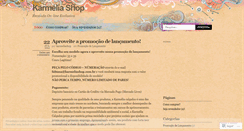 Desktop Screenshot of karmeliashop.wordpress.com