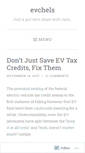 Mobile Screenshot of evchels.wordpress.com