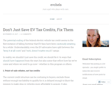 Tablet Screenshot of evchels.wordpress.com