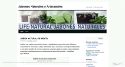 Desktop Screenshot of jabonesnaturales.wordpress.com