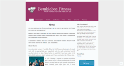 Desktop Screenshot of bumblebeefitness.wordpress.com