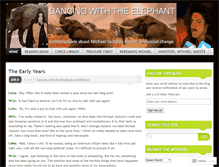 Tablet Screenshot of dancingwiththeelephant.wordpress.com