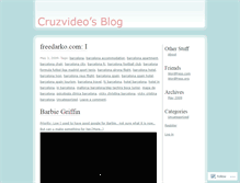 Tablet Screenshot of cruzvideo.wordpress.com
