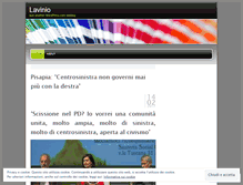 Tablet Screenshot of lavinio.wordpress.com