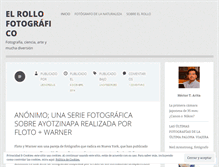 Tablet Screenshot of fotorollo.wordpress.com