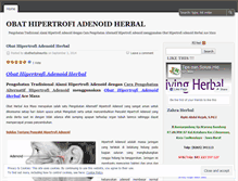 Tablet Screenshot of obathipertrofiadenoidherbal.wordpress.com