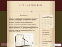 Tablet Screenshot of lifeisab.wordpress.com