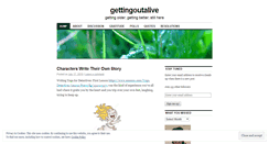 Desktop Screenshot of gettingoutalive.wordpress.com