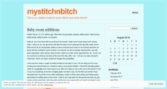 Desktop Screenshot of mystitchnbitch.wordpress.com