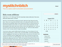 Tablet Screenshot of mystitchnbitch.wordpress.com