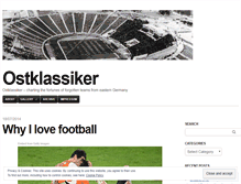 Tablet Screenshot of ostklassiker.wordpress.com