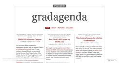 Desktop Screenshot of gradagenda.wordpress.com