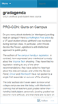 Mobile Screenshot of gradagenda.wordpress.com