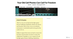 Desktop Screenshot of cell4freedom.wordpress.com