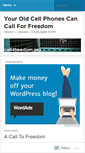 Mobile Screenshot of cell4freedom.wordpress.com