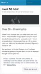 Mobile Screenshot of over50now.wordpress.com