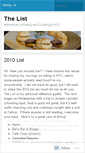 Mobile Screenshot of isitonthelist.wordpress.com