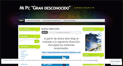 Desktop Screenshot of mipcungrandesconocido.wordpress.com