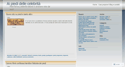 Desktop Screenshot of aipiedidellecelebrita.wordpress.com