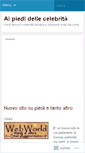 Mobile Screenshot of aipiedidellecelebrita.wordpress.com