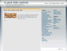 Tablet Screenshot of aipiedidellecelebrita.wordpress.com