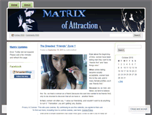 Tablet Screenshot of matrixmethod.wordpress.com