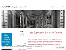 Tablet Screenshot of keranil.wordpress.com