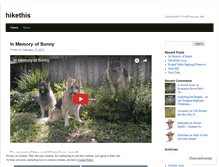 Tablet Screenshot of hikethis.wordpress.com