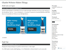 Tablet Screenshot of charlotwebster.wordpress.com