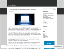 Tablet Screenshot of mountpeaks.wordpress.com