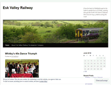 Tablet Screenshot of eskvalleyrailway.wordpress.com