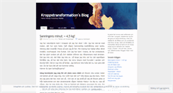 Desktop Screenshot of kroppstransformation.wordpress.com